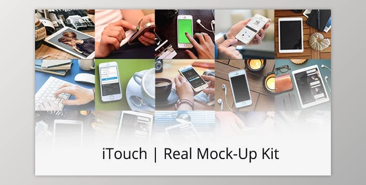 iTouch | Real Mock-Up Kit (Videohive 9225361)