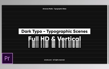 Download Dark Typo - Typographic Scenes (<span class='badge badge-warning'>Videohive</span> 25727642) - PR <span class='badge badge-warning'>Project</span>
