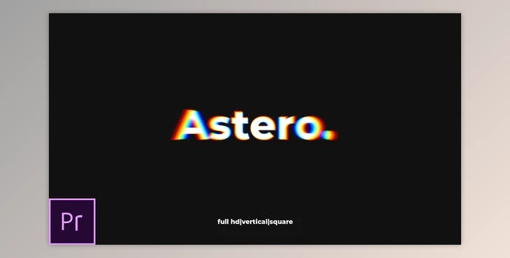 Download Astero - Dynamic Typo Opener (Videohive 25510706) - PR Project