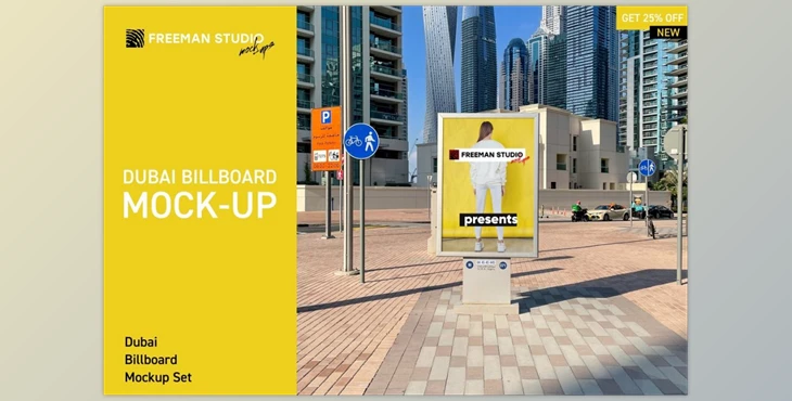 Download Dubai Billboards Mock-Up Set CreativeMarket-5884149
