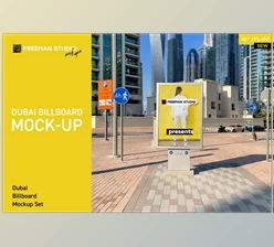 Download Dubai Billboards Mock-Up Set CreativeMarket-5884149