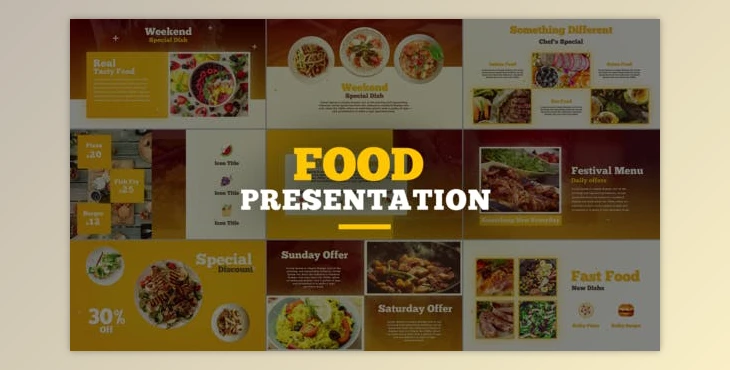 Download Food Presentation (Videohive 23079197) - AE Project