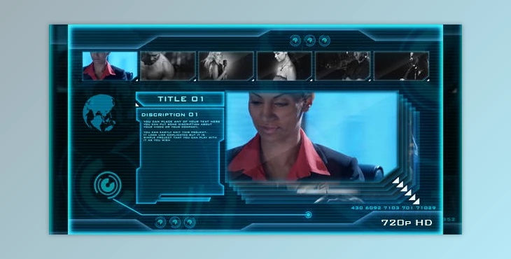 Download HIGH TECH OS (sci-fi video display) (Videohive 133107) - AE Project