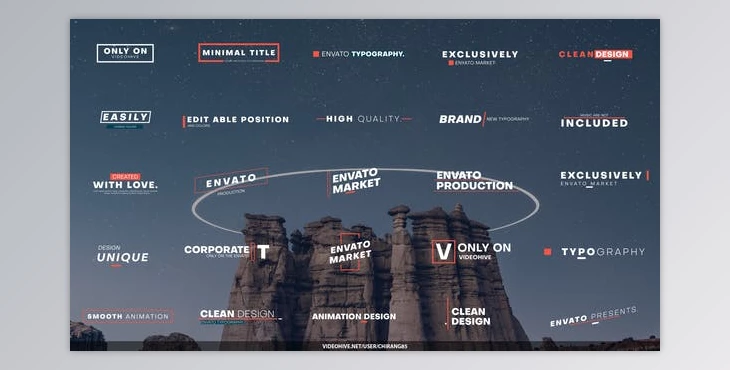 Download Minimal Animated Titles (Videohive 24398158) - AE Project