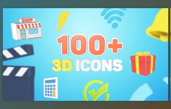 Download <span class='badge badge-warning'>3D</span> Icons for Explainer Video (Videohive 27781406) - AE Project