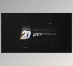 20 Glitch Logo Intro Reveal Pack (Videohive 26862472)