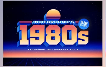 CreativeMarket – 80s Text <span class='badge badge-warning'>Effects</span> Vol.3 5353481
