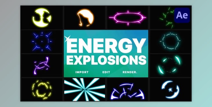 Download Energy Explosions - After Effects (Videohive 30559666) - AE Project