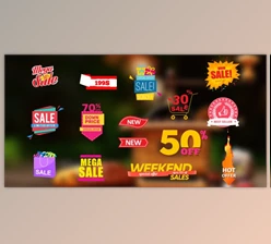 Download Sales Labels 2 (Videohive 19423493) - AE Project