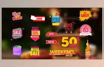 Download Sales Labels <span class='badge badge-warning'>2</span> (Videohive 19423493) - AE Project