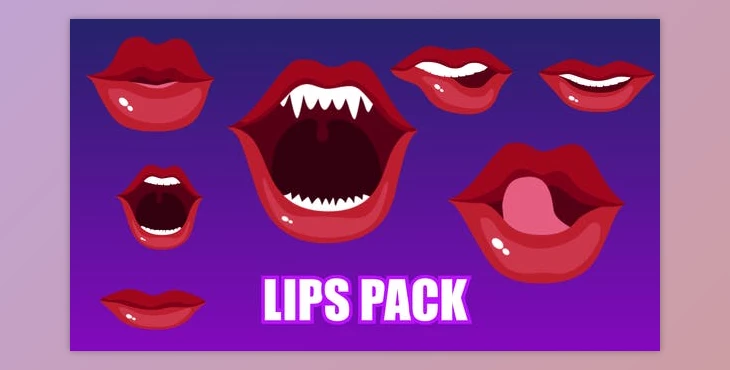 Download Lips Animation (Videohive 22784594) - AE Project