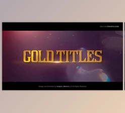 Download Gold Titles - Epical Trailer (Videohive 30482273) - AE Project