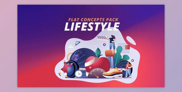 Download Lifestyle - Flat Concept (Videohive 30816727) - AE Project