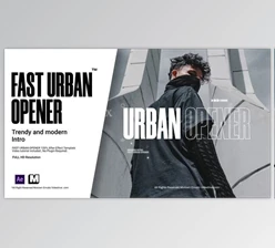 Download Fast Urban Opener (Videohive 25367334) - AE Project