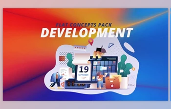 Download evelopment - Flat <span class='badge badge-warning'>Concept</span> (Videohive 30816701) - AE Project