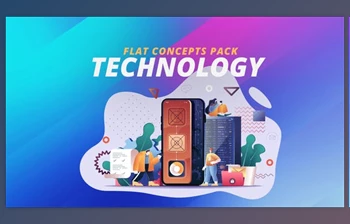 Download Technology - Flat <span class='badge badge-warning'>Concept</span> (Videohive 30816909) - AE Project
