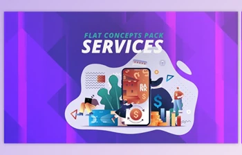 Download Services - Flat <span class='badge badge-warning'>Concept</span> (Videohive 30816901) - AE Project