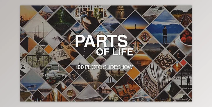 Download Parts Of Life - 100 Photo Slideshow (Videohive 10023391) - AE Project