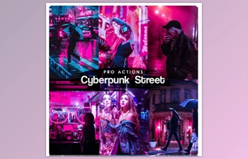 Cyberpunk Street <span class='badge badge-warning'>Photoshop</span> <span class='badge badge-warning'>Actions</span> – GraphicRiver 27660544