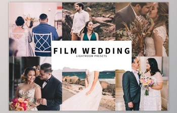 Download 10 <span class='badge badge-warning'>Film</span> Wedding Lightroom Presets CreativeMarket-5857404