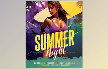 Download <span class='badge badge-warning'>Summer</span> Night Flyer GraphicRiver-30446952