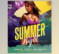 Download Summer Night Flyer GraphicRiver-30446952