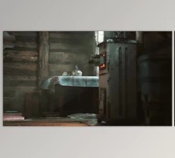 Download Dark Interior of Retro Log House (Videohive 30492548)