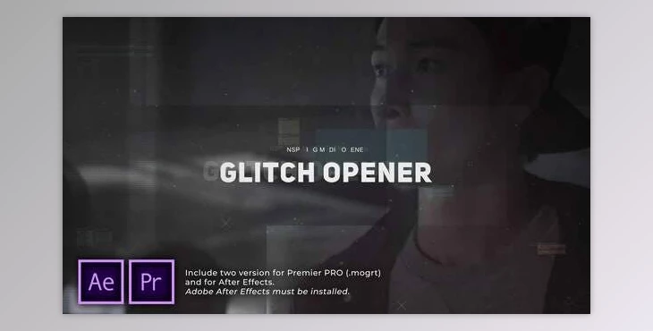 Download Glitch Media Opener (Videohive 30586434) - PR Project