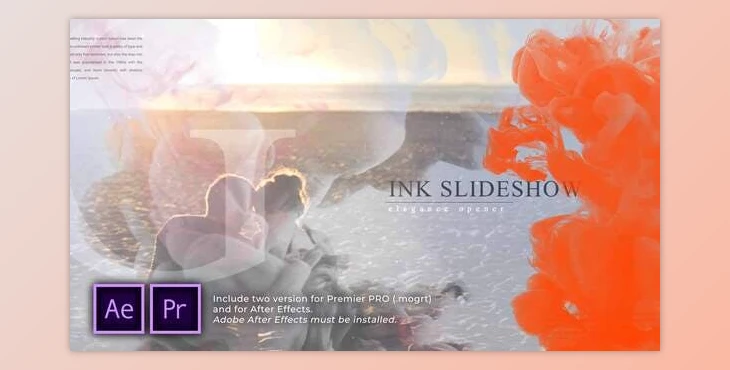 Download Elegance Ink Slideshow (Videohive 30449196) - PR Project