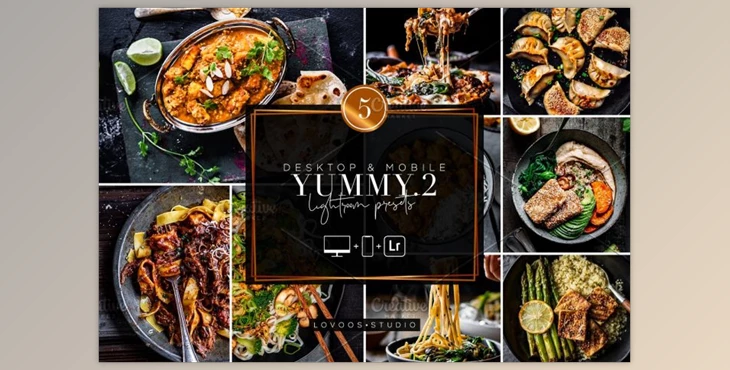 Download YUMMY VOL.2 – Lightroom Presets CreativeMarket-5822688