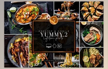 Download YUMMY VOL.2 – Lightroom <span class='badge badge-warning'>Presets</span> CreativeMarket-5822688
