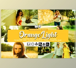 Download Orange Light Presets CreativeMarket-5698212