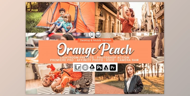Download Orange Peach Presets CreativeMarket-5698213