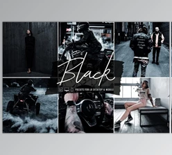Download Black Lightroom Preset Collection CreativeMarket-5832681
