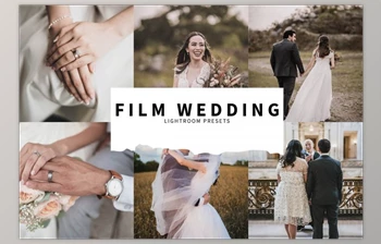 Download 10 <span class='badge badge-warning'>Film</span> Wedding Lightroom Presets CreativeMarket-5857406