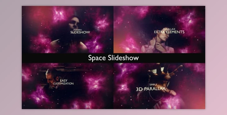 Download Space Slideshow (Videohive 21175721) - AE Project