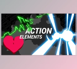 Download 2D Action Elements Pack (Videohive 22531304) - AE Project