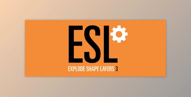 After Effects Explode Shape Layers v3.5.4b