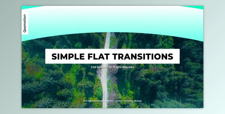 Download Simple Flat Transitions For After Effects (Videohive 30954297) - AE Project