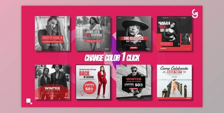 Download Fashion Advertising Social Post B21 (Videohive 30951314) - AE Project