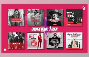 Download Fashion Advertising Social Post B21 (Videohive <span class='badge badge-warning'>30951314</span>) - AE Project