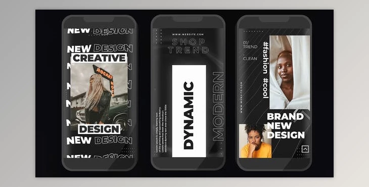 Download Dark Instagram Storis (Videohive 30939427) - AE Project