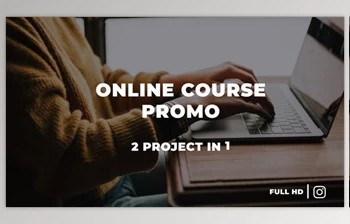 Download Online <span class='badge badge-warning'>Course</span> Promo (Videohive 29830434) - AE Project