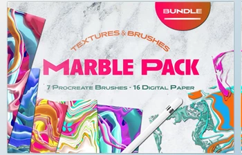 CreativeMarket – Liquid Marble Texture Brush <span class='badge badge-warning'>Bundle</span> Noise 5050315