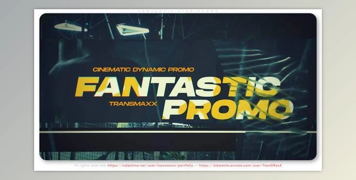 Download Fantastic Vibe Promo (Videohive 30388333) - AE Project