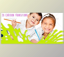 Download Cartoon Transitions Pack (Videohive 7540016) - AE Project