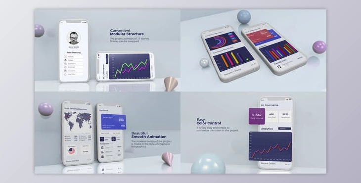 Download Corporate App Presentation (Videohive 30326934) - AE Project