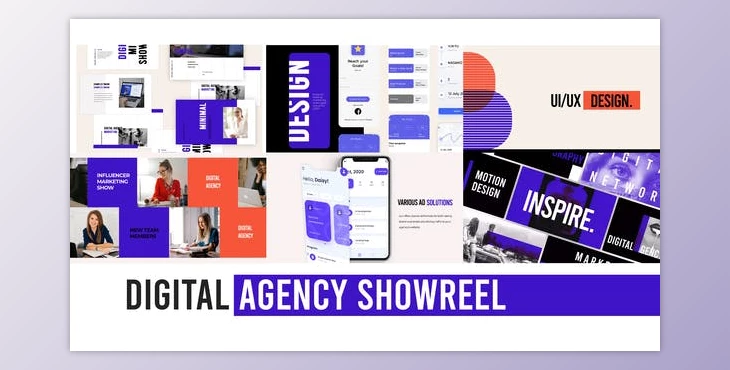 Download Digital Agency Web Showreel (Videohive 29506116) - AE Project
