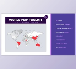 Download World Map Toolkit (Videohive 30857481) - AE Project