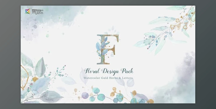 Download Floral Watercolor Design Pack (Videohive 27021174) - AE Project